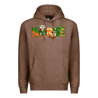 Chestnut St. Patrick's Day Nurse with gnome Premium Hoodie - HowdyJamesFarm