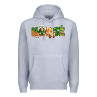 Heather Grey St. Patrick's Day Nurse with gnome Premium Hoodie - HowdyJamesFarm
