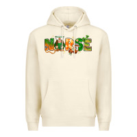 Sandshell St. Patrick's Day Nurse with gnome Premium Hoodie - HowdyJamesFarm