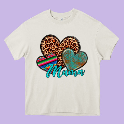 Hearts Mama Heavy Core Tee Designed By Artiststas