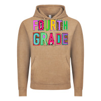 Vintage Coffee fourth grade Vintage Hoodie - NancyCooperArtShop