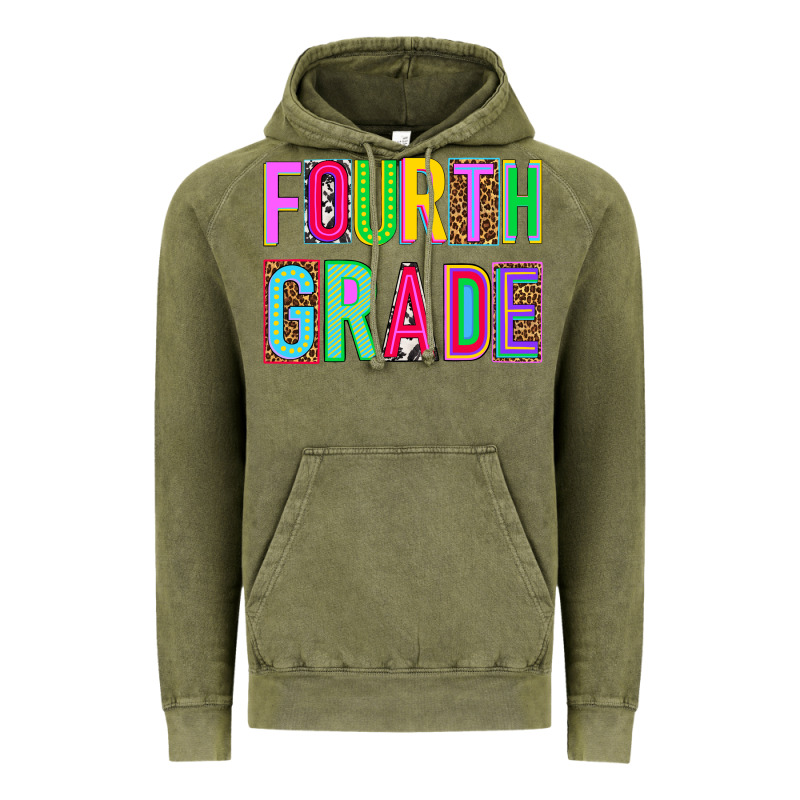 Fourth Grade Vintage Hoodie by NancyCooperArtShop | Teevron
