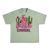 Oil Green barbie cowgirl Urban Heavy Tee - MaliasSmallBusiness