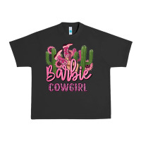 Pigment Black barbie cowgirl Urban Heavy Tee - MaliasSmallBusiness