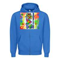 True Royal peace love understand Zipper Hoodie - CowGirlArtShop