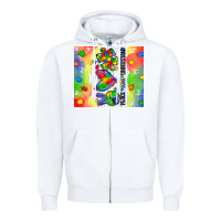 White peace love understand Zipper Hoodie - CowGirlArtShop