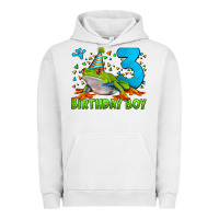 Pigment Lunar Rock birthday boy frog age 3 Urban Hoodie - LillyAllenDesigns