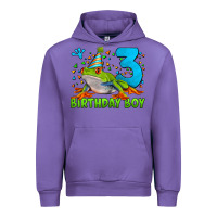 Tulip birthday boy frog age 3 Urban Hoodie - LillyAllenDesigns