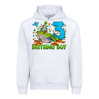 White birthday boy frog age 3 Urban Hoodie - LillyAllenDesigns