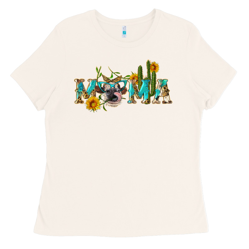 Western Mama Cow Ladies Tee by Artiststas | Teevron