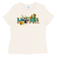 Bone western mama cow Ladies Tee - Artiststas