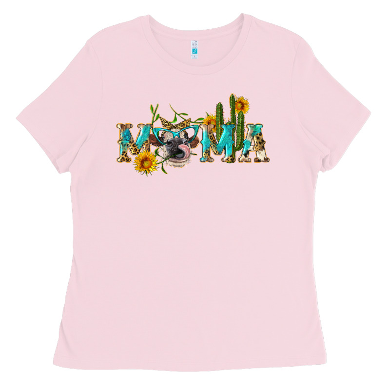 Western Mama Cow Ladies Tee by Artiststas | Teevron