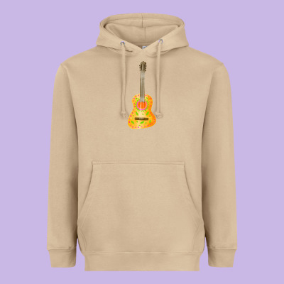 Mexican Vihuela Fa Element 1 Heavyweight Hoodie Designed By Fadigitalartstudio