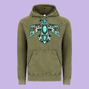 Western Thunderbird Vintage Hoodie Designed By Jasminsmagicworld