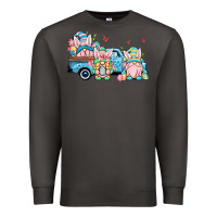 Smoke Easter gnomes truck Premium Sweatshirt - OliviaCreatesArt