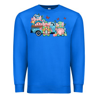 True Royal Easter gnomes truck Premium Sweatshirt - OliviaCreatesArt