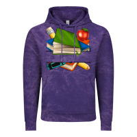 Cloud Purple custom teacher books Vintage Hoodie - NancyCooperArtShop