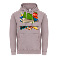 Vintage Zinc custom teacher books Vintage Hoodie - NancyCooperArtShop