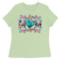 Matcha cherry blossoms mom Ladies Tee - Artiststas