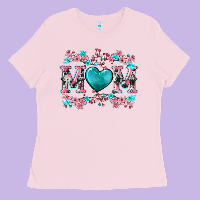 Cherry Blossoms Mom Ladies Tee Designed By Artiststas