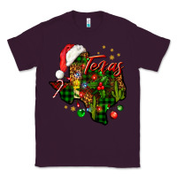 Plum Christmas Texas map Classic Tee - NancyCooperArtShop
