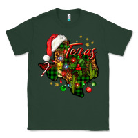 Sports Green Christmas Texas map Classic Tee - NancyCooperArtShop
