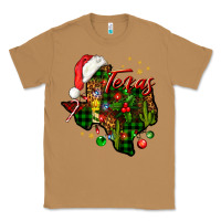 Toasted Coconut Christmas Texas map Classic Tee - NancyCooperArtShop