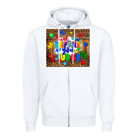 White think before you judge Zipper Hoodie - CowGirlArtShop