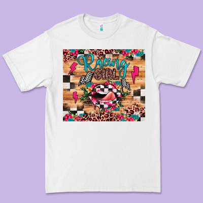 Racing Girl Premium Tee Designed By Jahusdesignshop