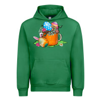 Emerald Easter Coffee Urban Hoodie - CowhideDigitalArt