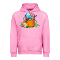Fuchsia Pink Easter Coffee Urban Hoodie - CowhideDigitalArt
