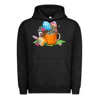 Pigment Black Easter Coffee Urban Hoodie - CowhideDigitalArt