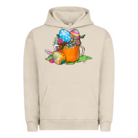 Pigment French Oak Easter Coffee Urban Hoodie - CowhideDigitalArt