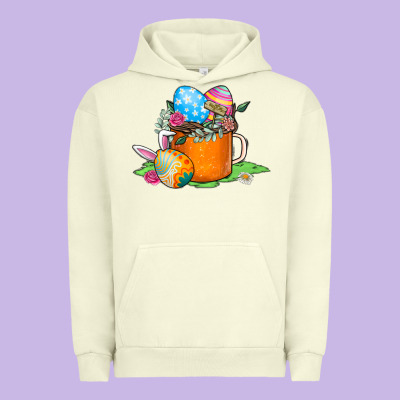 Easter Coffee Urban Hoodie Designed By Cowhidedigitalart