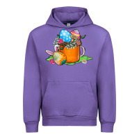 Tulip Easter Coffee Urban Hoodie - CowhideDigitalArt
