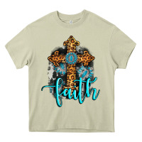 Mossy faith western turquoise Heavy Core Tee - AdoDesignShop