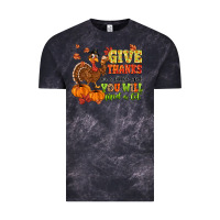 Cloud Black give thanks for a little and you will find a lot Vintage Tee - MaliasSmallBusiness