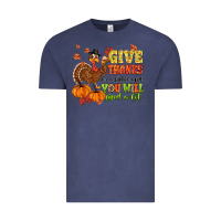 Vintage Denim give thanks for a little and you will find a lot Vintage Tee - MaliasSmallBusiness