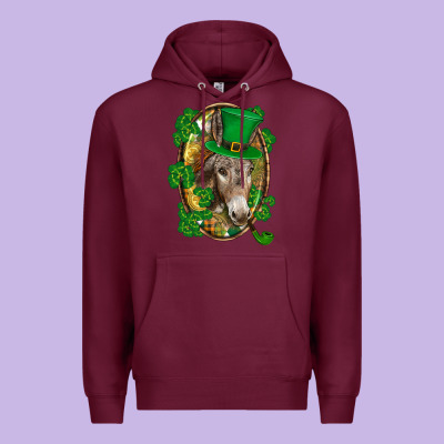 St. Patrick's Day Donkey Premium Hoodie Designed By Cowgirlartshop