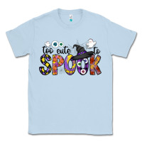 Dusty Blue too cute to spook Classic Tee - CowhideDigitalArt