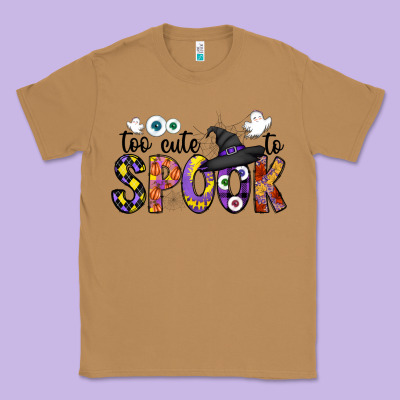 Too Cute To Spook Classic Tee Designed By Cowhidedigitalart
