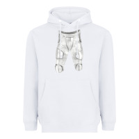 White football padded pant fa element 1 Heavyweight Hoodie - FaDigitalArtStudio