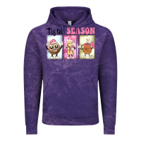 Cloud Purple Christmas tis the season Vintage Hoodie - MaliasSmallBusiness