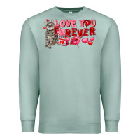 Seafoam Love you forever Premium Sweatshirt - FaDigitalArtStudio