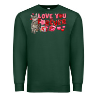 Sports Green Love you forever Premium Sweatshirt - FaDigitalArtStudio