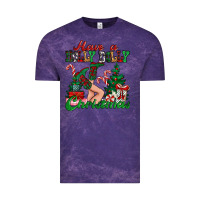 Cloud Purple have a holly dolly christmas Vintage Tee - MaliasSmallBusiness