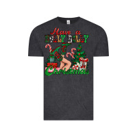 Vintage Black have a holly dolly christmas Vintage Tee - MaliasSmallBusiness
