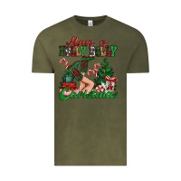 Vintage Olive have a holly dolly christmas Vintage Tee - MaliasSmallBusiness
