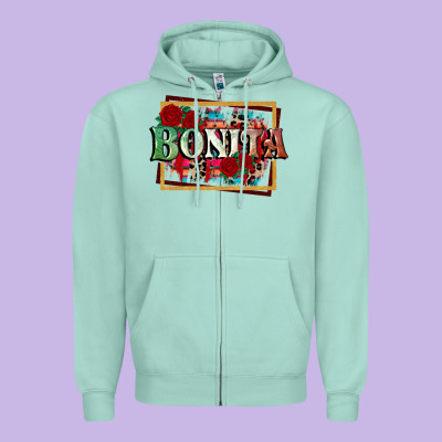 Bonita Cinco De Mayo Zipper Hoodie Designed By Cowgirlartshop