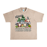 French Oak merry christmas gnomes truck Urban Heavy Tee - MaliasSmallBusiness